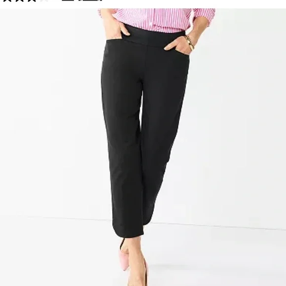 Women's Croft & Barrow® Effortless Stretch Ankle Pants - Picture 1 of 5